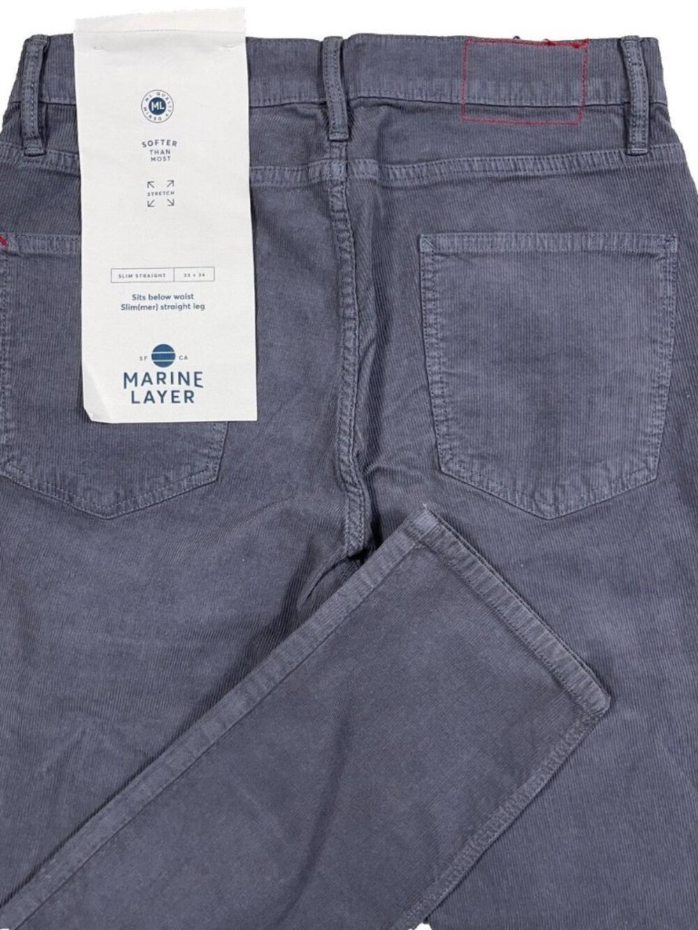 Marine Layer Men's Corduroy Pants NWT
